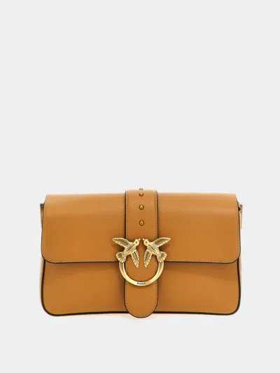 PINKO CROSSBODY BAG PINKO WOMAN COLOR BROWN,425494032