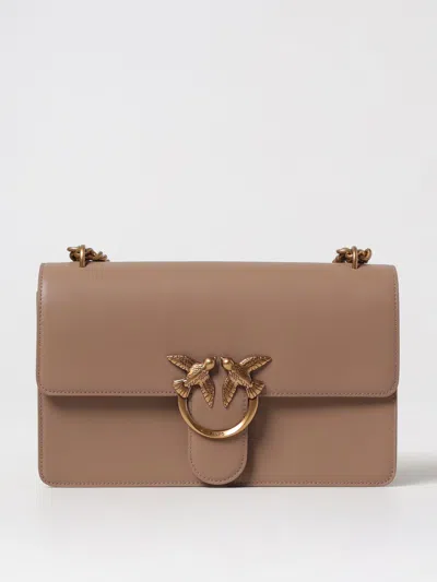 Pinko Crossbody Bags  Woman Color Biscuit