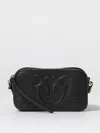 Pinko Camera Bag With Embosed Logo In Black