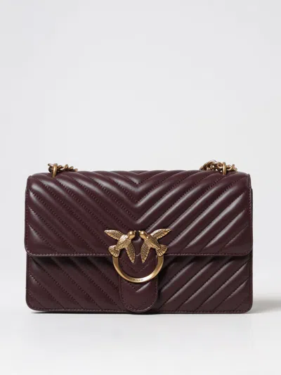 Pinko Crossbody Bags  Woman Color Burgundy