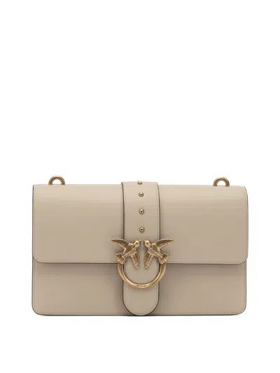 Pinko Crossbody Bags In Neutral