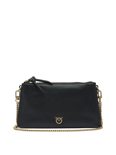 PINKO CROSSBODY BAGS SHOULDER BAGS BLACK