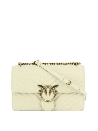 Pinko Crossbody Bags In Neutral