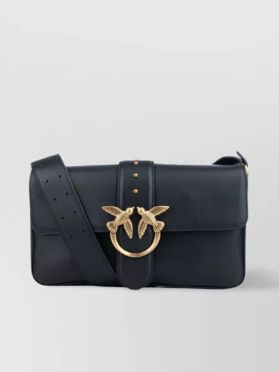 Pinko Crossbody Bags With Adjustable Strap And Decorative Buckle