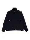 Pinko Flap-pocket Button-fastening Jacket In Blue