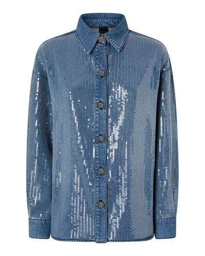 PINKO CRUDO SEQUINNED SHIRT