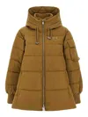 Pinko Crusca Down Jacket In Gold