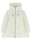 Pinko Crusca Puffer Jackets White In White