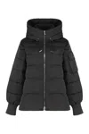 Pinko Contemporary Padded Coat With Horizontal Quilting In Black