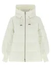 Pinko Crusca Puffer Jackets White In Multi