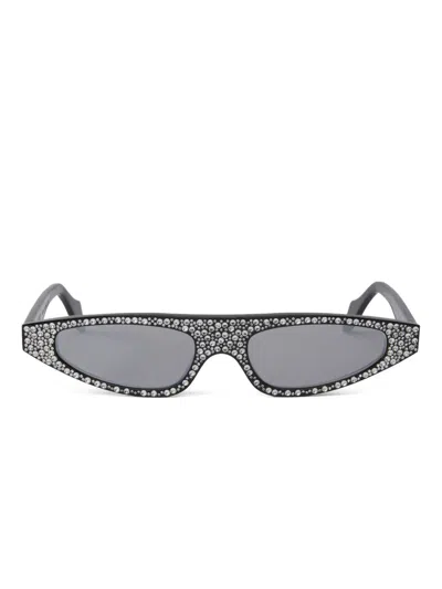 Pinko Crystal-embellished Geometric Sunglasses