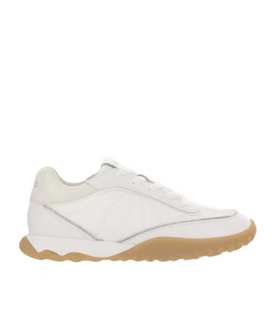 Pinko Crystal-embellished Leather Sneakers In Multi