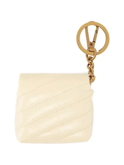 Pinko Custodia Airpods Case In Neutral