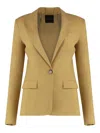 Pinko Linen Blazer Featuring Cut-out Detail