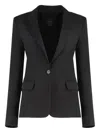 Pinko Linen Blazer Featuring Cut-out Detail