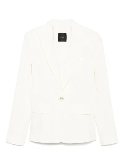 Pinko Cut-out Blazer In Neutrals