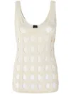Pinko Cut-out Detailing Top With Appliqué Logo