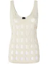 Pinko Cut-out Detailing Top With Appliqué Logo