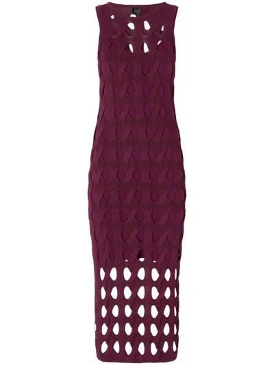 PINKO CUT-OUT LONG DRESS
