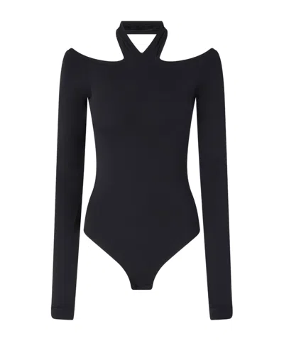 PINKO CUT-OUT LONG-SLEEVE BODYSUIT