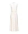 Pinko Cut-out Shirtdress In White