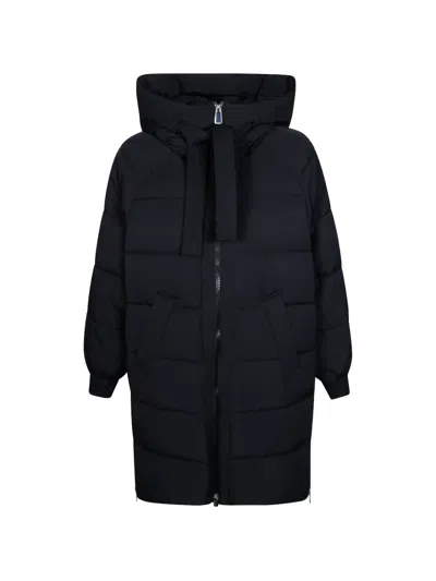 Pinko Dalia Hooded Padded Coat In Black