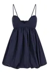 Pinko Sweetheart-neckline Puffball Dress In Blue
