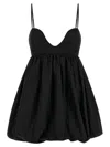 Pinko Spaghetti Strap Sweetheart Gathered Flare Dress