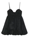 Pinko Sweetheart-neckline Mini Dress In Black
