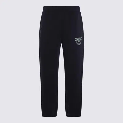 PINKO PINKO DARK BLUE COTTON PANTS