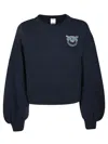 Pinko Embellished Love Birds Cropped Sweatshirt