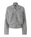 Pinko Dark Lady Giacca Confort Wool In Gray