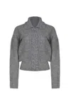 Pinko "dark Lady" Jacket In Gray