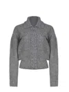 Pinko "dark Lady" Jacket In Gray