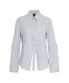 Pinko Long-sleeved Striped Shirt