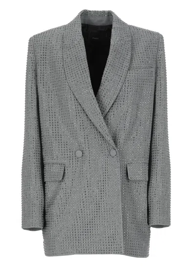 Pinko Deledda Blazer In Grey