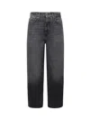 Pinko Estelle Egg Belt Loops Trousers In Gray