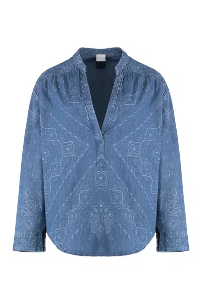 PINKO PINKO DENIM BLOUSE