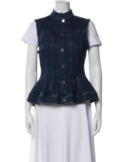 Pre-owned Pinko Denim Jacket In Blue