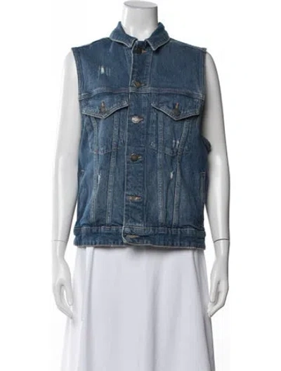 Pre-owned Pinko Denim Jacket In Blue