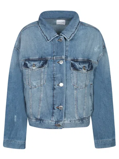 PINKO PINKO DENIM JACKET WITH OVERSIZED FIT