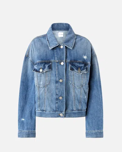 PINKO VESTE EN JEAN AVEC POCHES POITRINE
