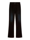 Pinko Pinter Denim Trousers In Brown