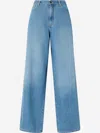 Pinko Jean Palazzo En Denim Moyen Clair