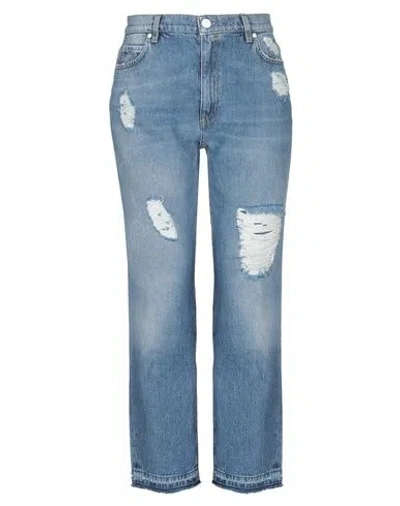 Pinko Denim Pants In Blue