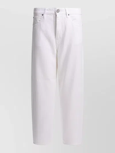 Pinko Straight-leg Jeans In White