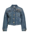 Pinko Denim Woman Denim Outerwear Blue Size 2 Cotton, Elastane In Blue