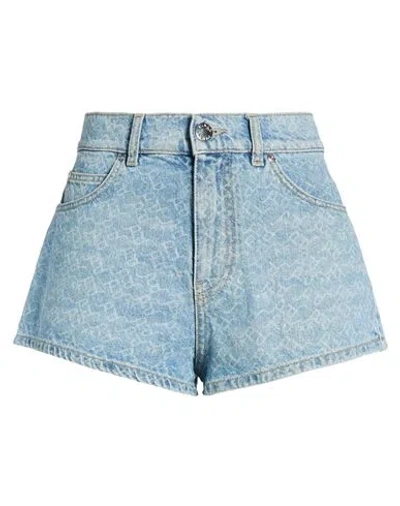 Pinko Denim Woman Denim Shorts Blue Size 29 Cotton