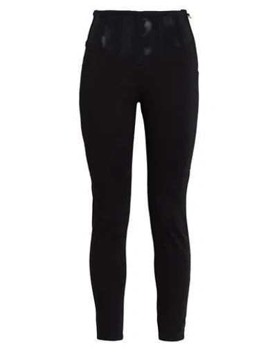 Pinko Denim Woman Jeans Black Size 10 Cotton, Elastomultiester, Lyocell, Elastane, Polyamide