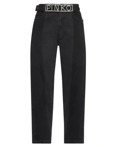 Pinko Denim Woman Jeans Black Size 25 Cotton, Elastane